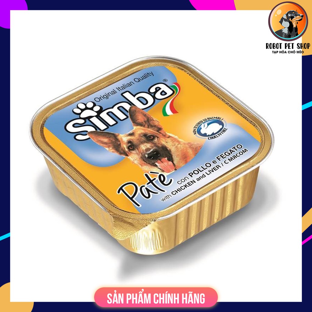 (150g) Pate cho chó Simba giá rẻ ROBOT PETSHOP