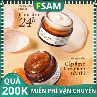 Mặt Nạ Cocoon Dưỡng Ẩm Da Chiết Xuất Hoa Hồng True Rose Face Mask FSAM MỸ PHẨM SKINCARE S08
