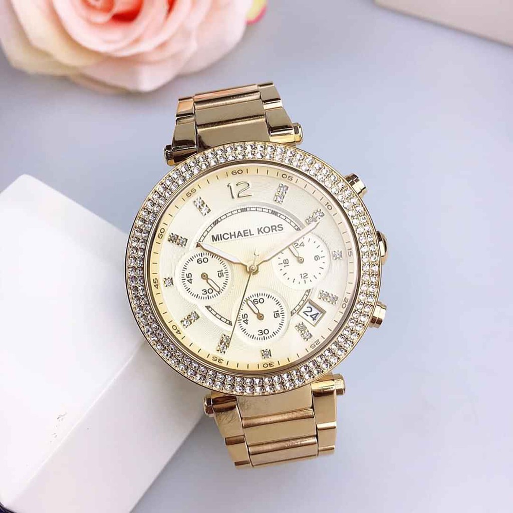 Đồng Hồ Nữ Michael Kors Mk5353 , Mk5354 Dây Thép 38mm