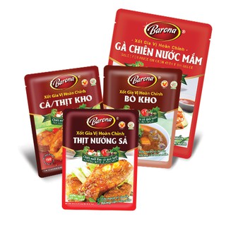 [Tặng 1 Gói Gia vị Hoàn Chỉnh Barona Gà Chiên Nước Mắm 0đ]  khi mua Combo 3 gói Gia Vị Hoàn Chỉnh Barona bất kỳ