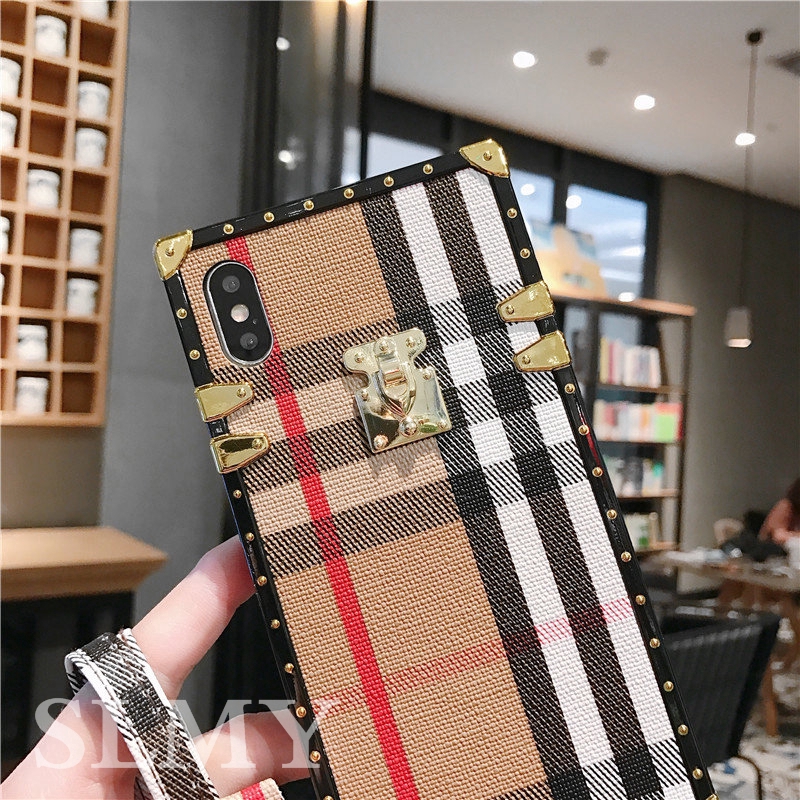 Ốp lưng iPhone12 11 Pro Max X XS Max XR 6 6s 7 8 7plus 8plus Classic lattice cover case