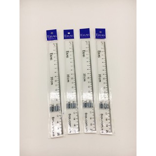 Thước kẻ trắng 20 cm e904