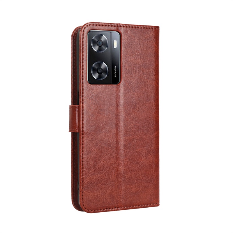 Ốp Điện Thoại Da PU Kiểu Ví Đế Lật Có Đế Cho OPPO A57 4G OPPO A57 4G