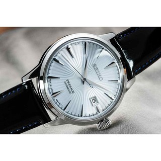 Đồng hồ nam Seiko Presage Cocktail Power Reserve Blue Leather - SSA343J1