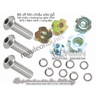 1 bộ Bulong cho mấu leo núi MONMIN nhập khẩu - Núm leo núi - Đồ vận động leo trèo