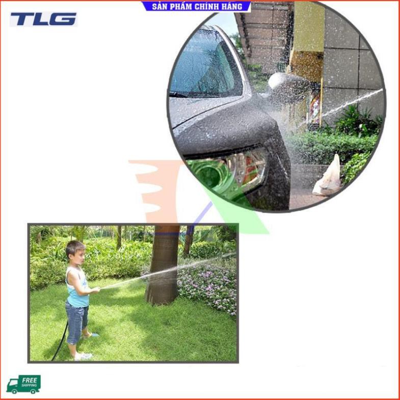 HCM- Bộ vòi xịt nước tưới cây, rửa xe VOI-N16.534, Bộ 4 món vòi thẳng + 10m Dây 12/16 mm