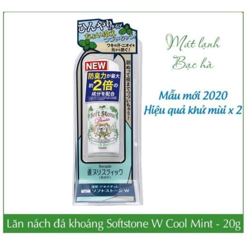 Lăn nách đá khoáng Soft Stone nội địa Nhật 20g