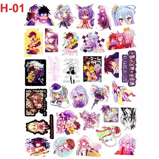 Sticker / Hình dán anime No game No Life (như hình)