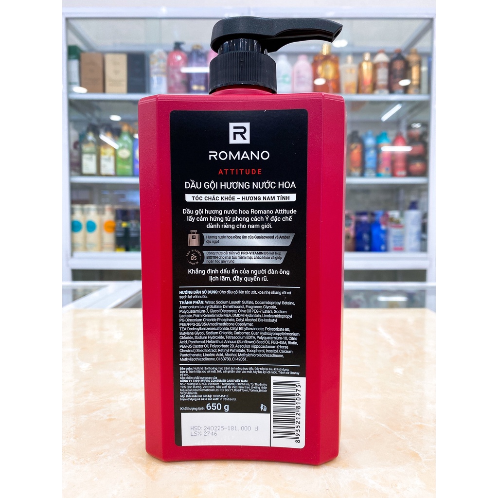 Dầu Gội - Sữa Tắm  Attitude Romano 650G Chính Hãng Công Ty
