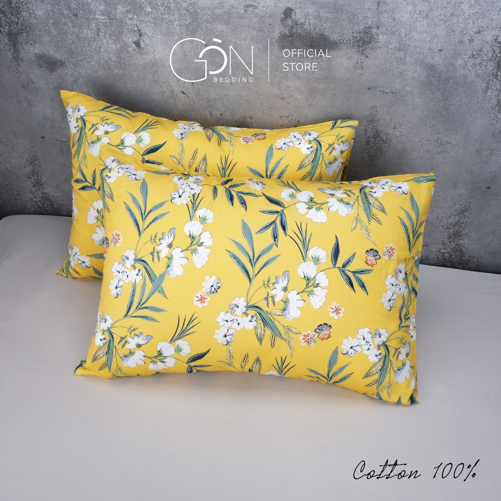 [Xả hàng - Nhiều màu] 01 Vỏ Gối Nằm Gòn Bedding Cotton Lụa/Lụa Modal Hàn Quốc 50x70 cm Họa Tiết | BigBuy360 - bigbuy360.vn