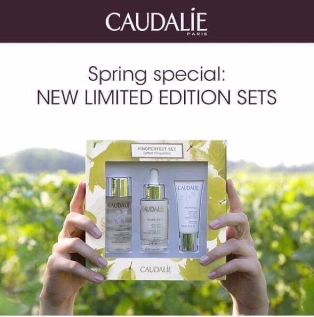 [Mã SKAMA9 giảm 8% đơn 250K] Set serum Caudalie vinoperfect 3 món