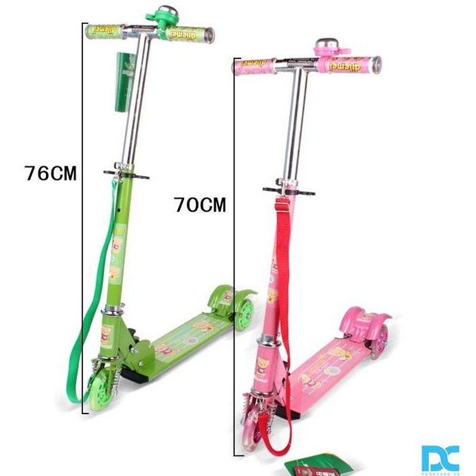 SCOOTER 3 BÁNH PHÁT SÁNG VĨNH CỬU - XE TRƯỢT TRẺ EM CAO CẤP CÓ ĐÈN VÀ NHẠC CHO TRẺ TRÊN 2,5 TUỔI