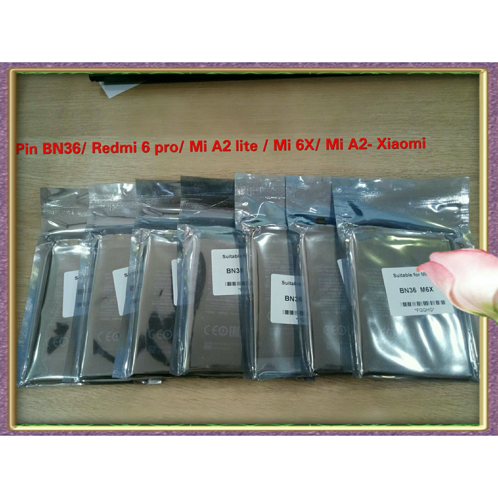 pin BN36- Redmi 6X- Mi A2- Xiaomi