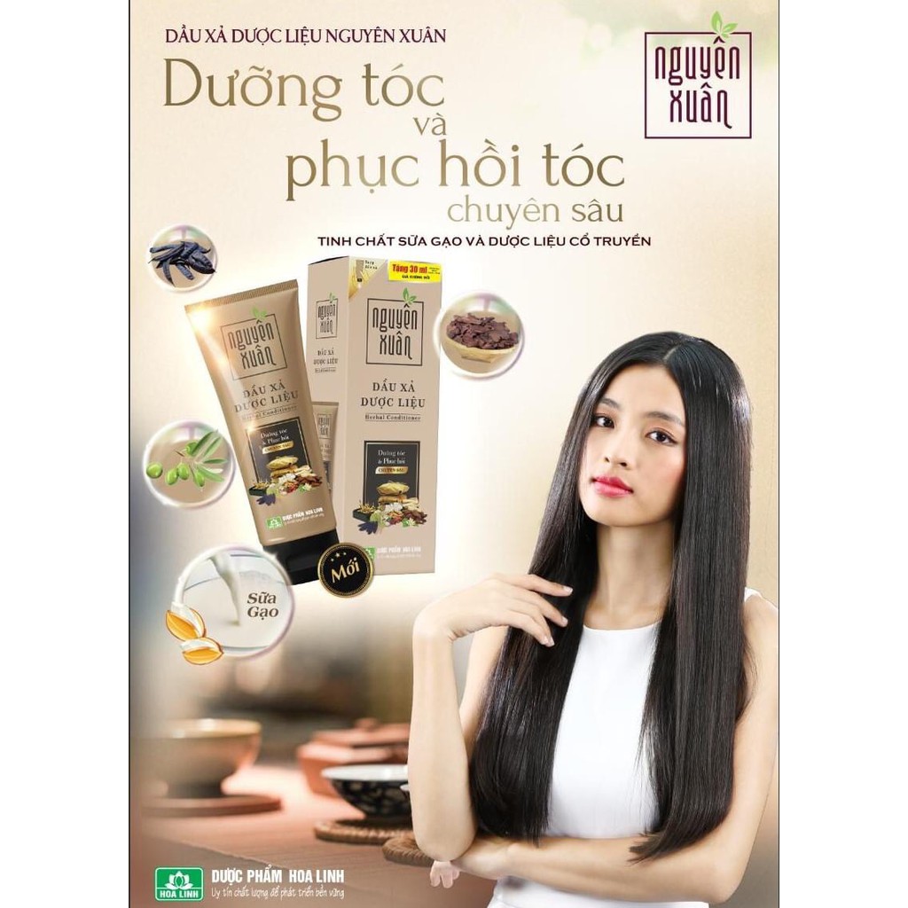 DẦU XẢ DƯỢC LIỆU NGUYÊN XUÂN 180ML