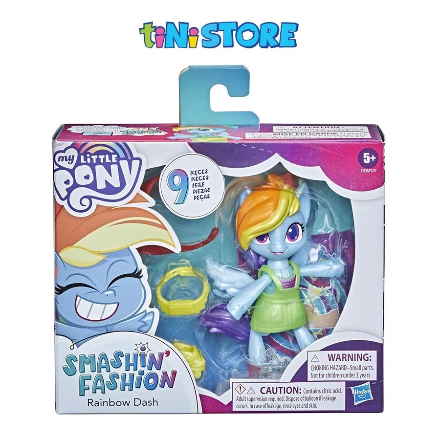 [Mã BMLTA50 giảm 10% đơn 99K] Đồ chơi bé gái Hasbro chú ngựa thời trang Rainbow Dash My Little Pony F1758