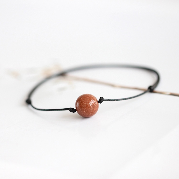 Vòng tay 1 hạt đá nhiều màu sắc giá rẻ