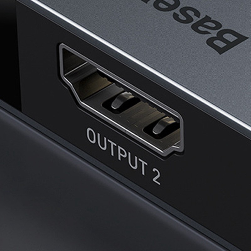 BASEUS Bộ Chia 3 Cổng Hdmi 4k 30hz Hdmi Hd 1 Trong 2 Cho Ps4 Tv Box | BigBuy360 - bigbuy360.vn
