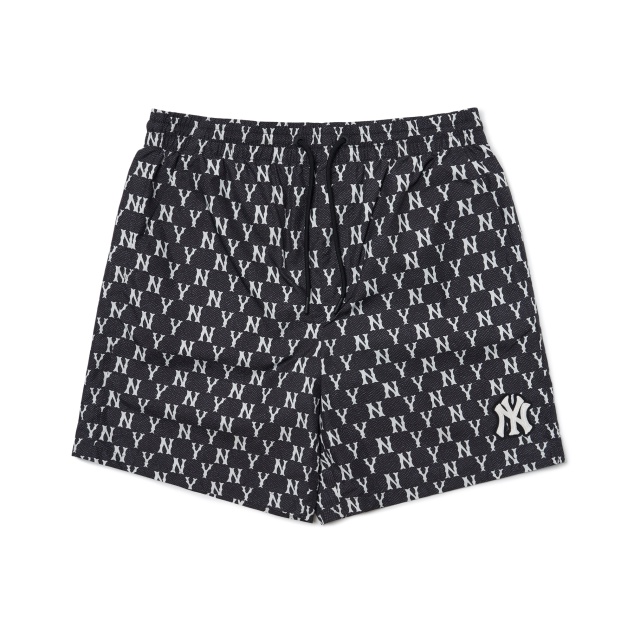Quần Short lưới MLB Monogram 3ASMM0123