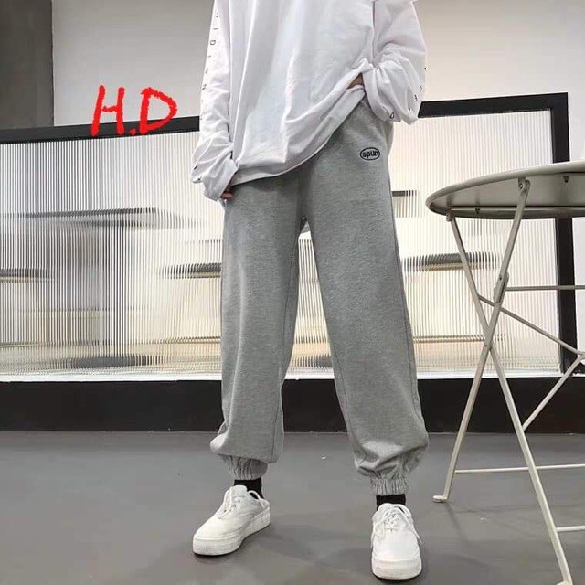 [FREESHIP ĐƠN TỪ 50K] Quần thun logo SPUN chun gấu HDA1119