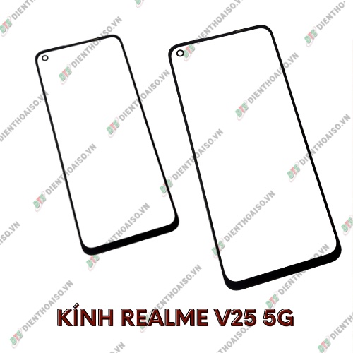 Kính realme v25 5g (kính ép)