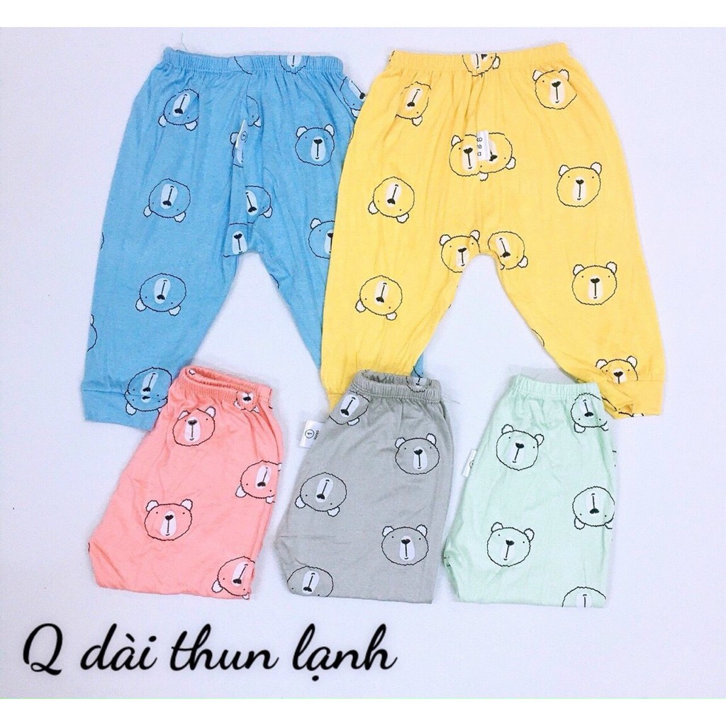 QUẦN DÀI PEPTIT THUN LẠNH CHO BÉ SIÊU MÁT SIÊU DỄ THƯƠNG QUẦN CHỤC