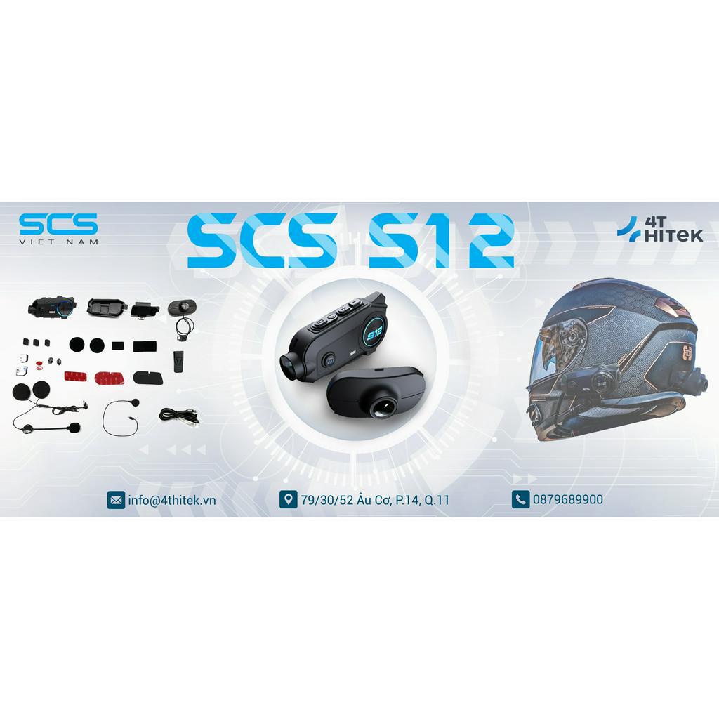 Tai Nghe Scs S12 Tích Hợp 2 Camera 2k