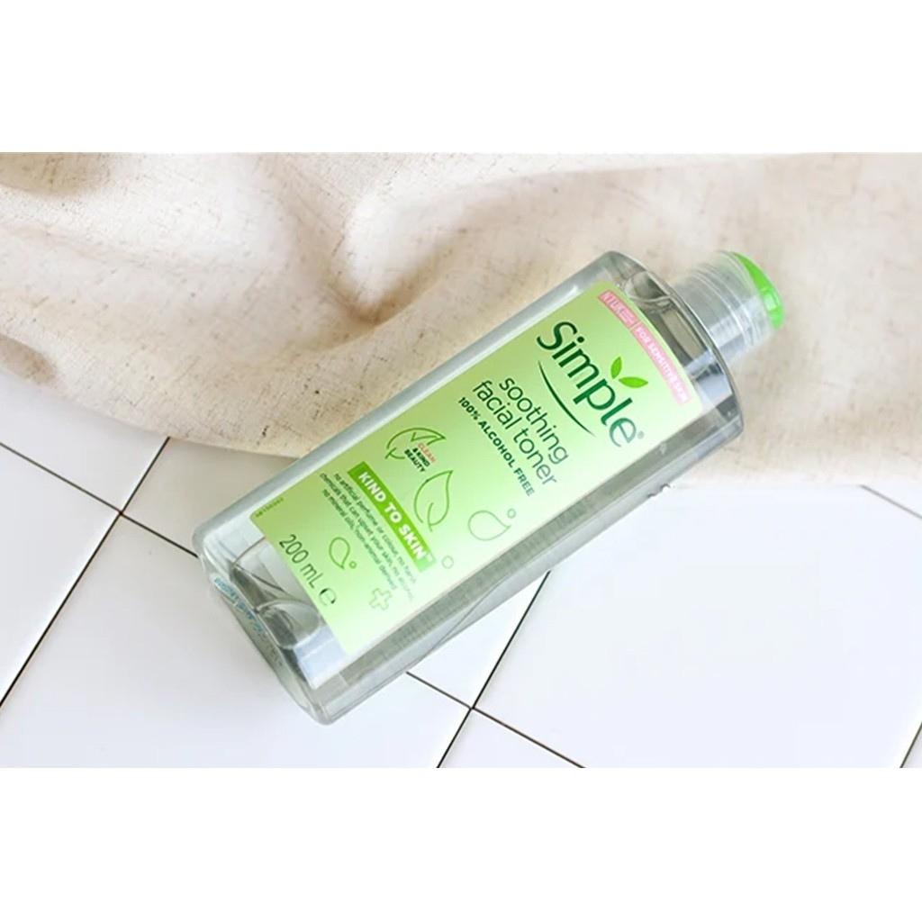 Nước Hoa Hồng Simple Kind To Skin Soothing 200ml