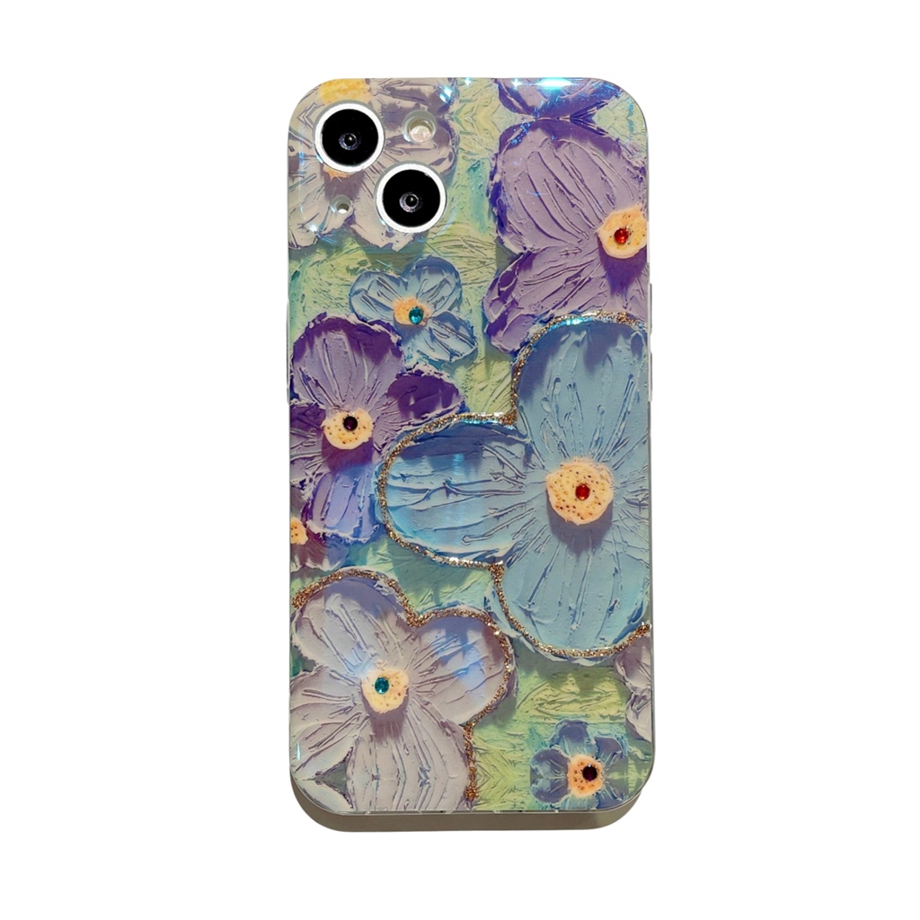 Ốp Điện Thoại Silicon Mềm Họa Tiết Hoa Thời Trang Cho Iphone 14 13 12 11 Pro Max XS XR X SE 7 8 Plus