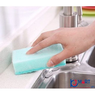 Set 5 miếng xốp rửa bát 1 mặt ráp (made in Japan)