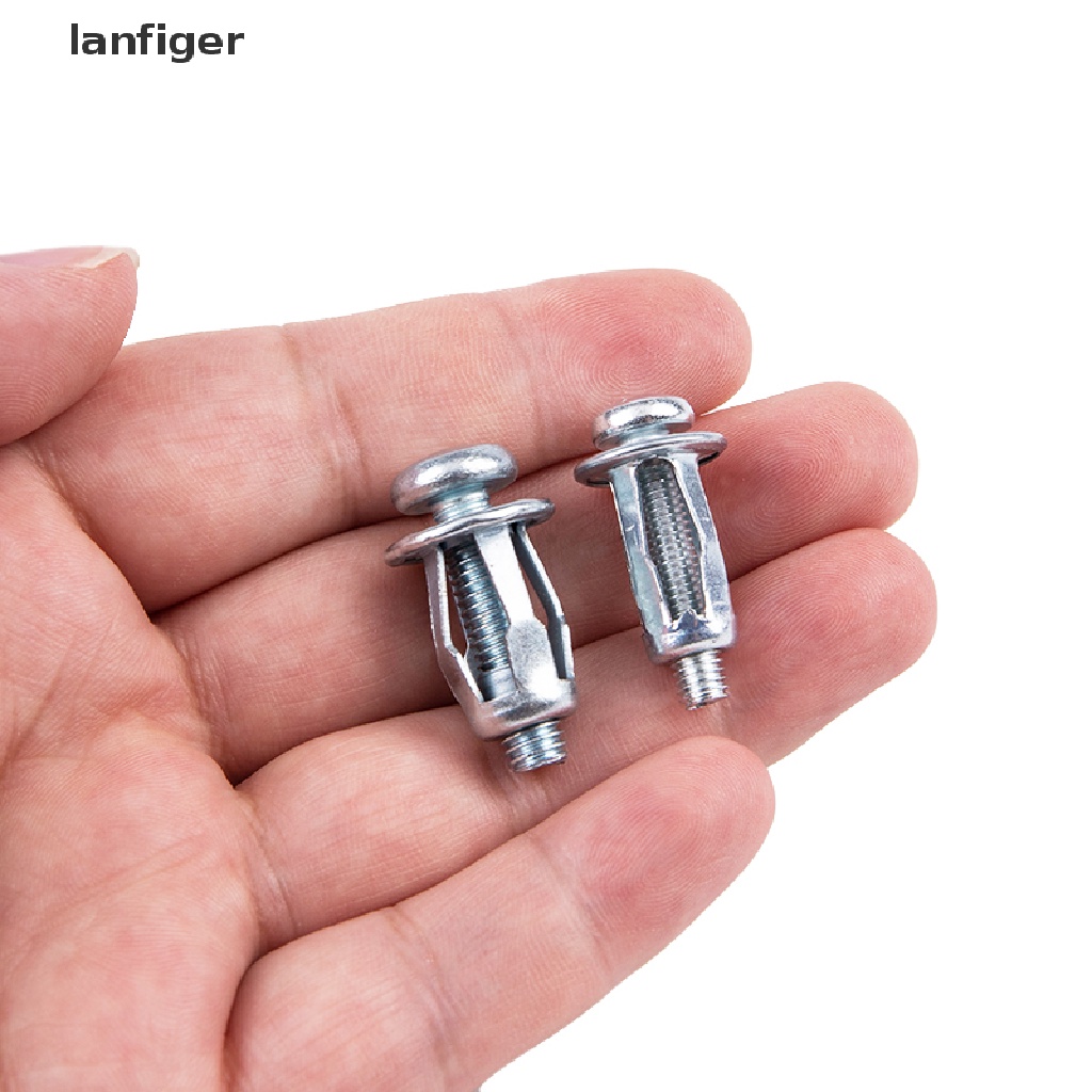 Set 10 Ốc Vít M5 / M6 Bằng Kim Loại Chuyên Dụng Cho Xe Hơi