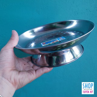 Xửng hấp thức ăn - Xửng chưng mắm - có đế - miệng 20 cm - đáy 15 cm - cao 7 cm