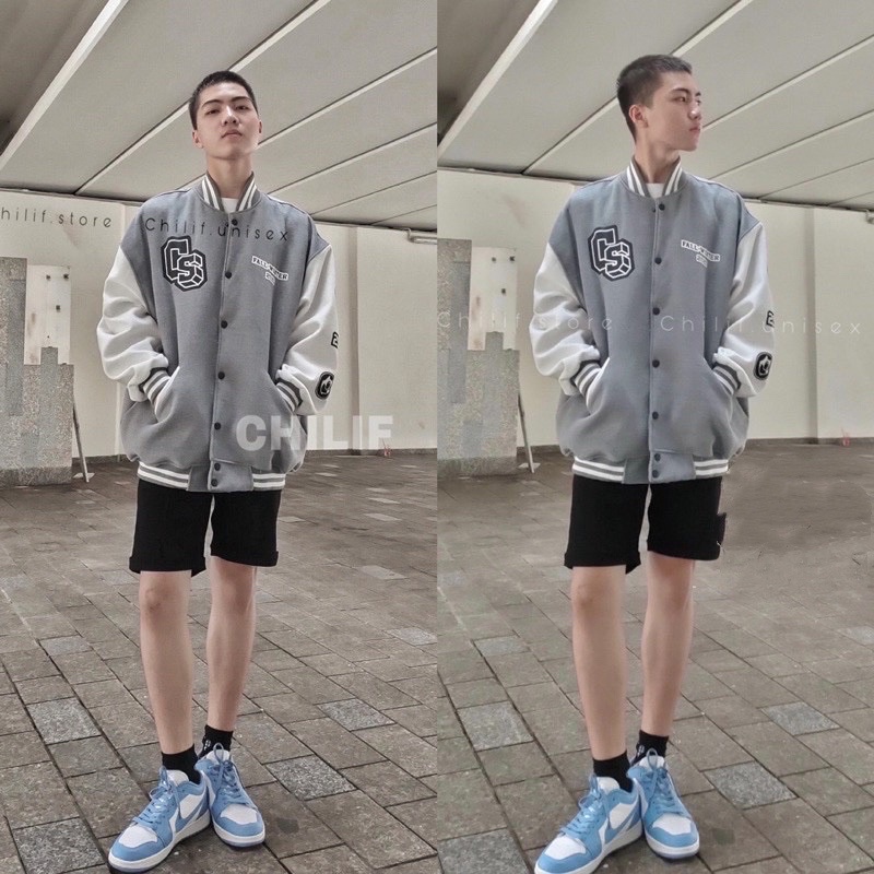 Áo Khoác Bomber Nỉ Bóng Chày In Hình Siêu Rõ Nam, Nữ Unisex GiGiHouse , Áo Cadigan Nỉ In Hình-AKNINGS