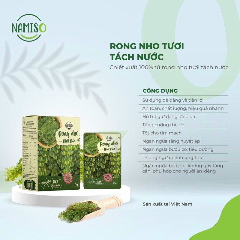 Rong nho tách nước Namiso 300g