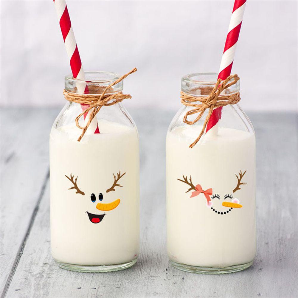 ESPO Miếng Dán Trang Trí Cửa Kính Họa Tiết Giáng Sinh Phản Quang Độc Đáo