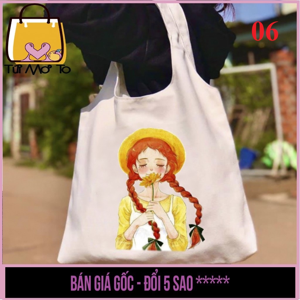 [Nhận In Theo Mẫu] 100 Mẫu Hot Nhất Túi Tote Vải Canvas Đẹp Cực Hot Có Khóa Miệng