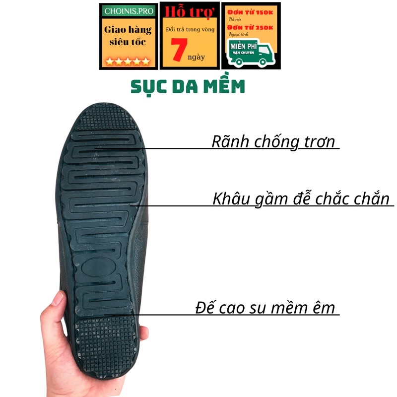 Giày sục nam da đẹp Giày Sục hè giá cực tốt tại CHOINIS