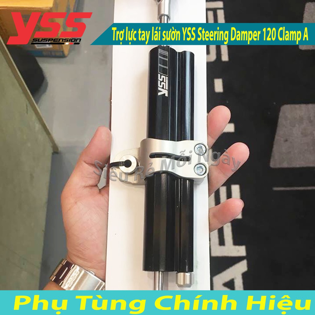 Trợ lực sườn tay lái YSS Steering Damper 120 Clamp A Thái Lan