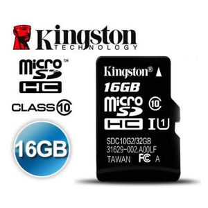 Thẻ Nhớ Kingston MicroSD 16GB Class 10 - Hãng Phân Phối Chính Thức