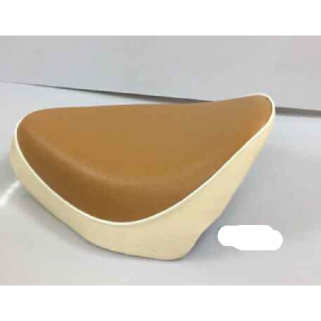 Yên trước sau xe cub cánh én màu da bò