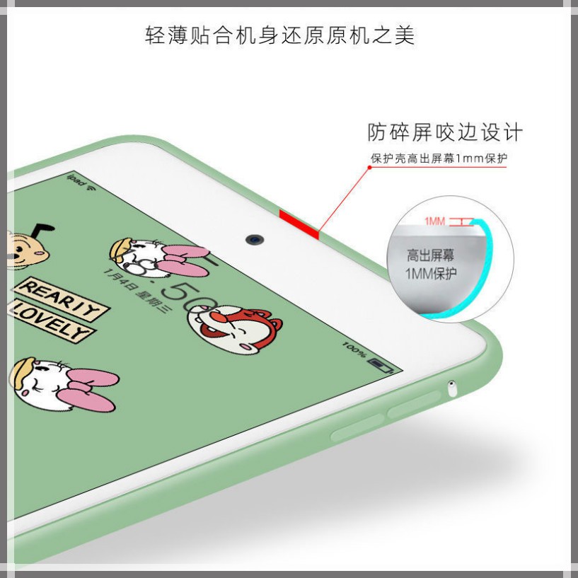 Ốp Lưng In Hình Chuột Mickey Và Minnie Cho Ipad 7th Gen 2019 (Thế Hệ 5th 6th 9.7 2018 Mini 5 4 3 2 1 Air 10.5