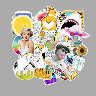 Sticker set 53 CHILL mùa hè chống thấm Graffiti