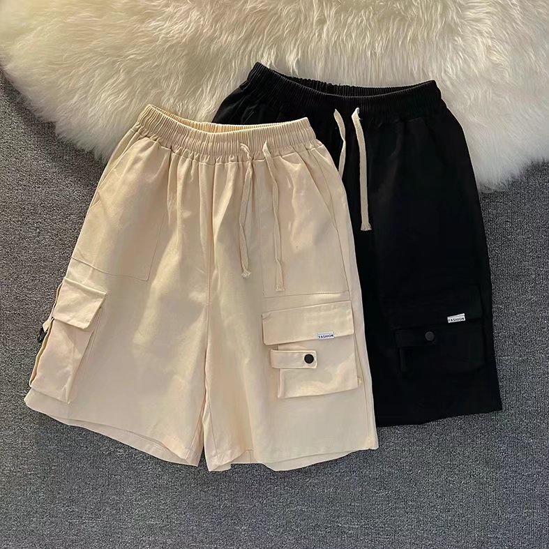 Quần Short Dáng Rộng Nhiều Túi Phong Cách Hip Hop Thời Trang Mùa Hè Cho Nam size M-3XL