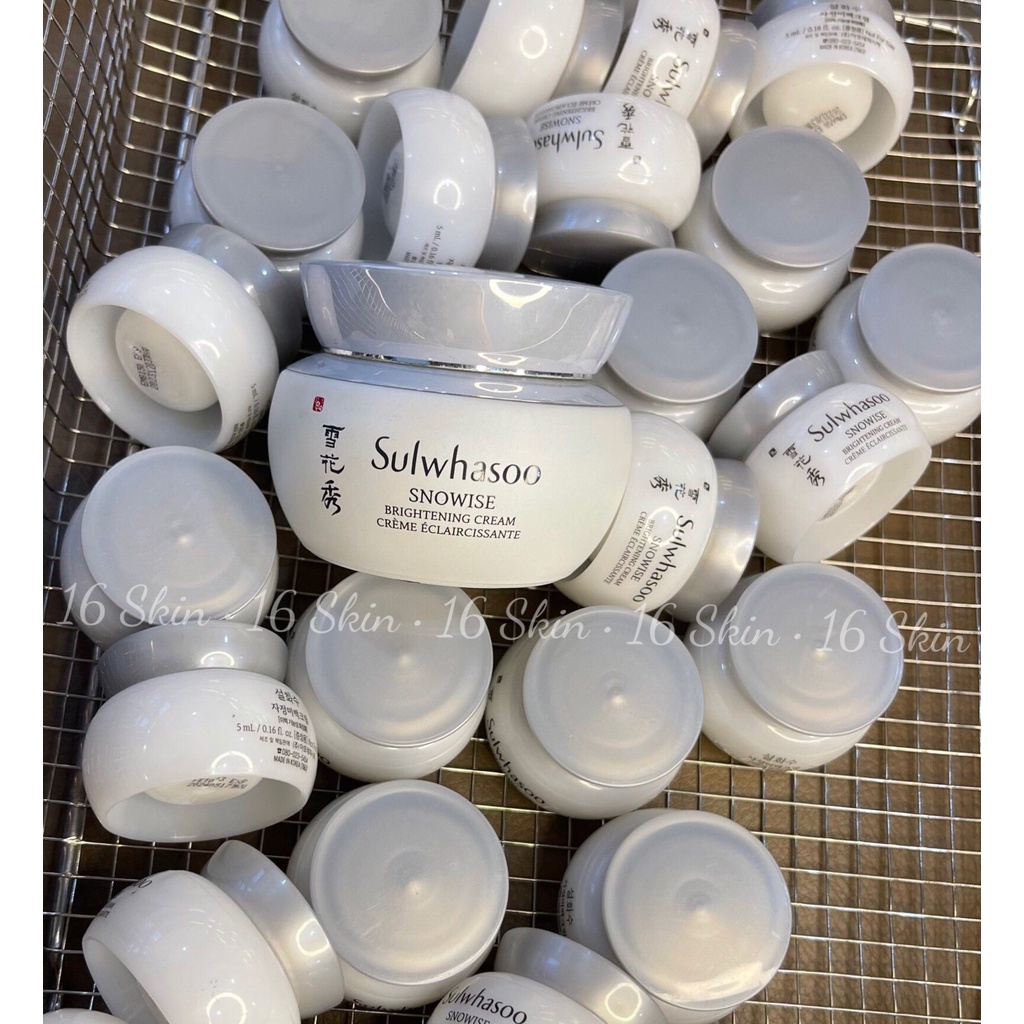 Kem bạch sâm dưỡng trắng da mờ thâm sạm Sulwhasoo Snowise Brightening Cream 5ml.