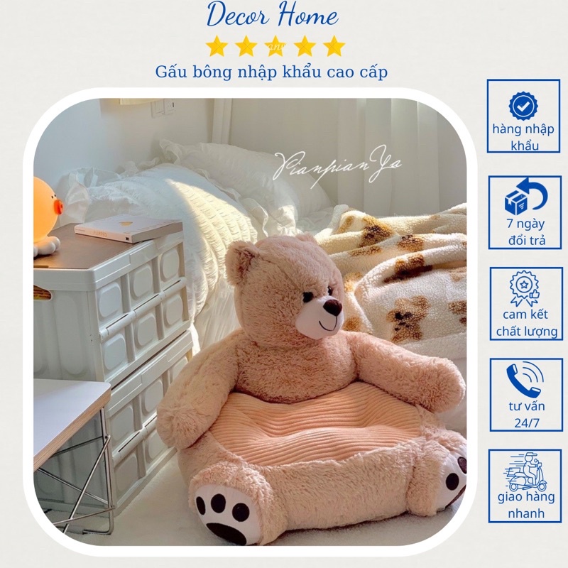 Ghế bệt hình Gấu Teddy dễ thương cho bé