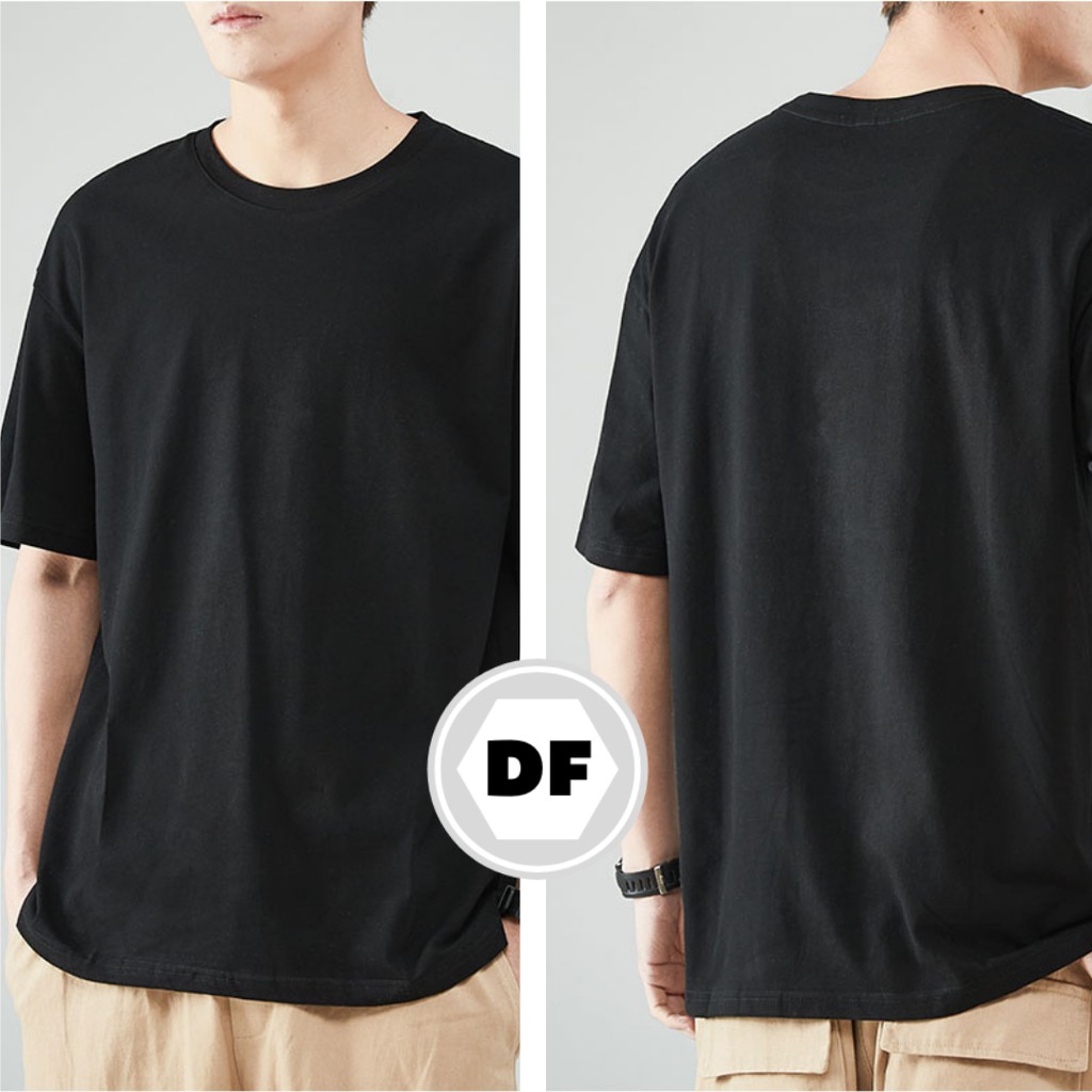 Áo Thun Trơn Cổ Tròn Cho Nam Nữ Hàng Đẹp Vải Cotton Thoáng Mát Trẻ Trung Năng Động 2 Màu Trắng Đen | DF.Unisex | BigBuy360 - bigbuy360.vn
