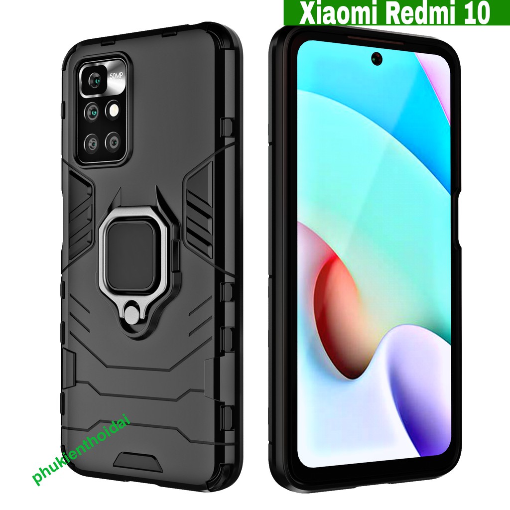 Xiaomi Redmi 9 / Redmi 10 Ốp lưng chống sốc Iron man Iring cao cấp ( mẫu mới )