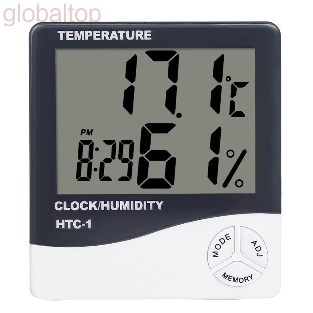 [Hàng mới về] Đồng hồ báo thức mini hiển thị nhiệt độ/ độ ẩm