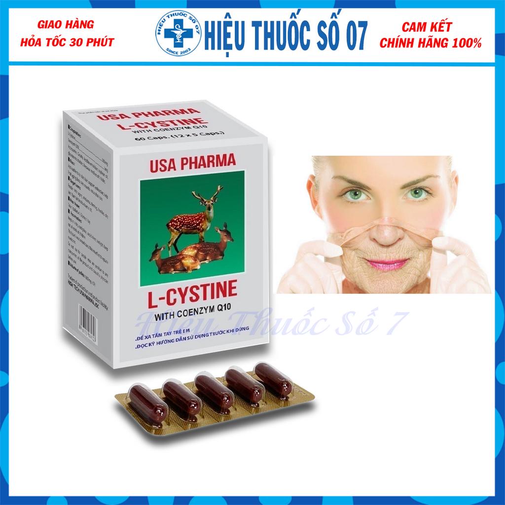 L-CYSTINE giảm rụng tóc, đẹp da, giảm nám, tàn nhang, hạn chế lão hóa - Hộp 60 viên