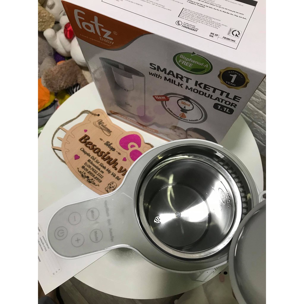 máy ĐUN VÀ HÂM NƯỚC PHA SỮA ĐIỆN TỬ Fatz baby FB3801MX