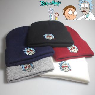 Nón len trùm đầu thêu hình rick and morty